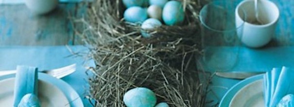 Beautiful Easter Centerpieces & Easter Eggs