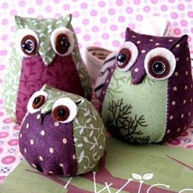 Adorable and Easy DIY Fabric Owls