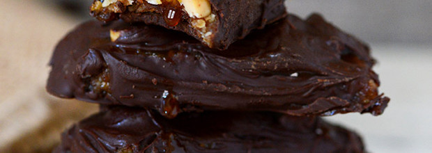 Vegan and Gluten Free Snickers Bars